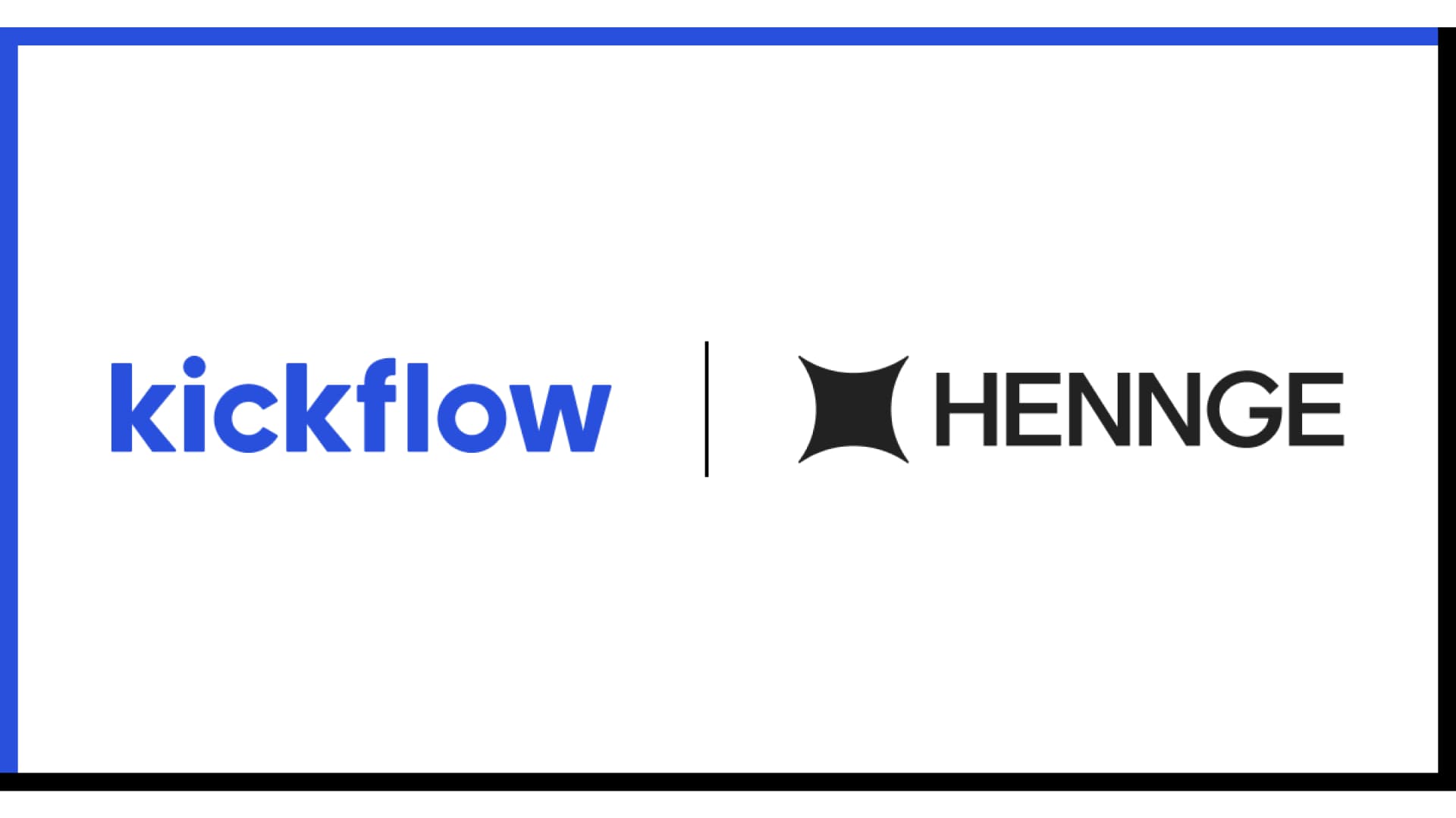 株式会社kickflow、HENNGEから業務提携を前提としたプレシリーズAラウンドの資金調達を実施