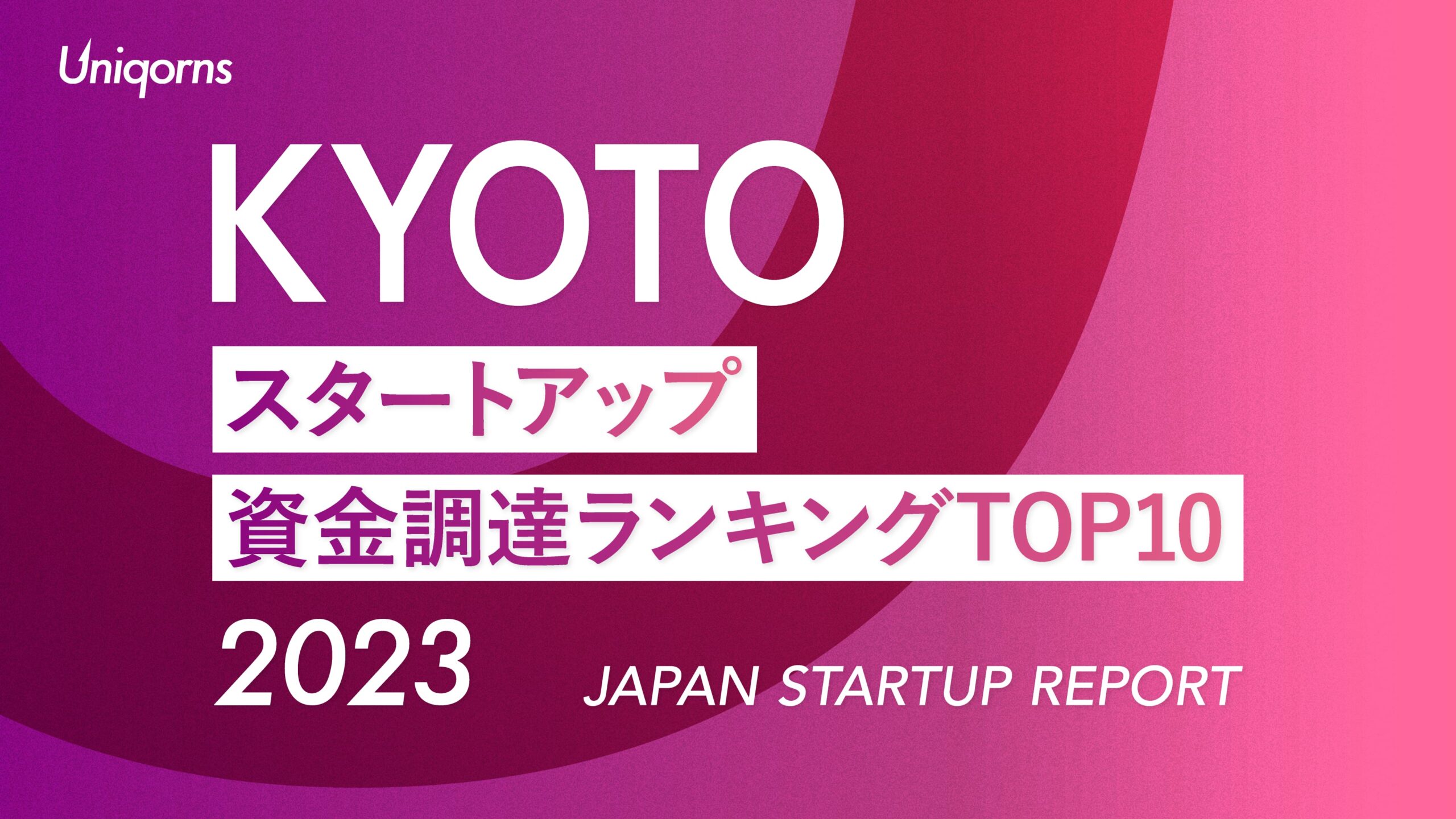 2023年京都スタートアップ資金調達額ランキングTOP10