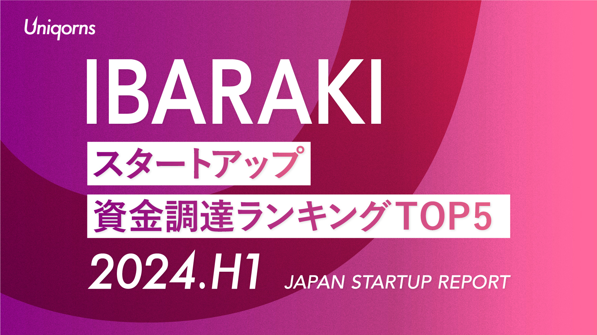 【2024年上半期】茨城スタートアップ資金調達額ランキング（2024年1月1日〜6月30日）