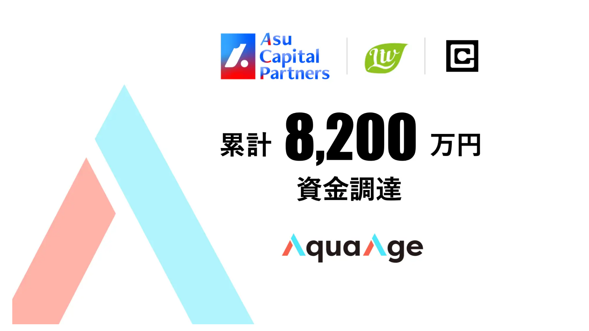 名大発AIスタートアップAquaAge株式会社、累計8,200万円の資金調達を実施