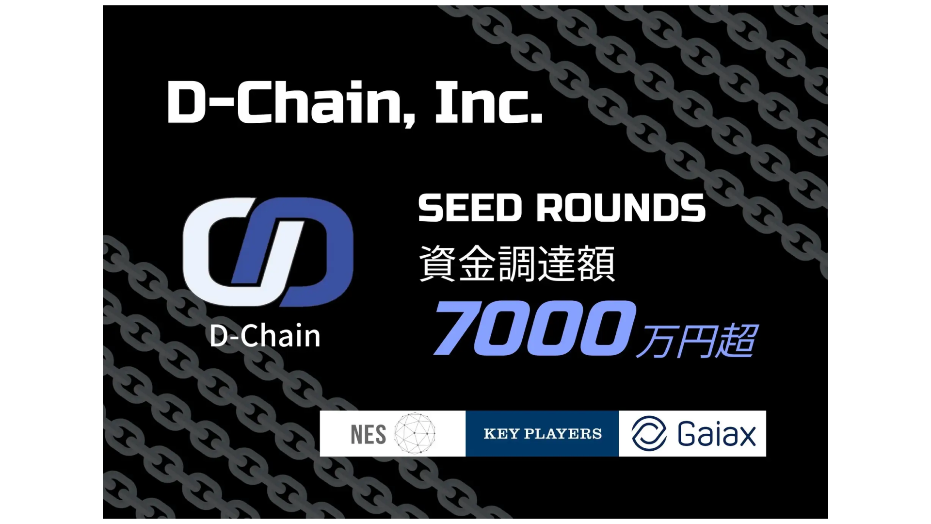 デジタルトレカマーケットプレイス「PACKS」を展開する株式会社D-Chain、シードラウンドにて7,000万円の資金調達を実施