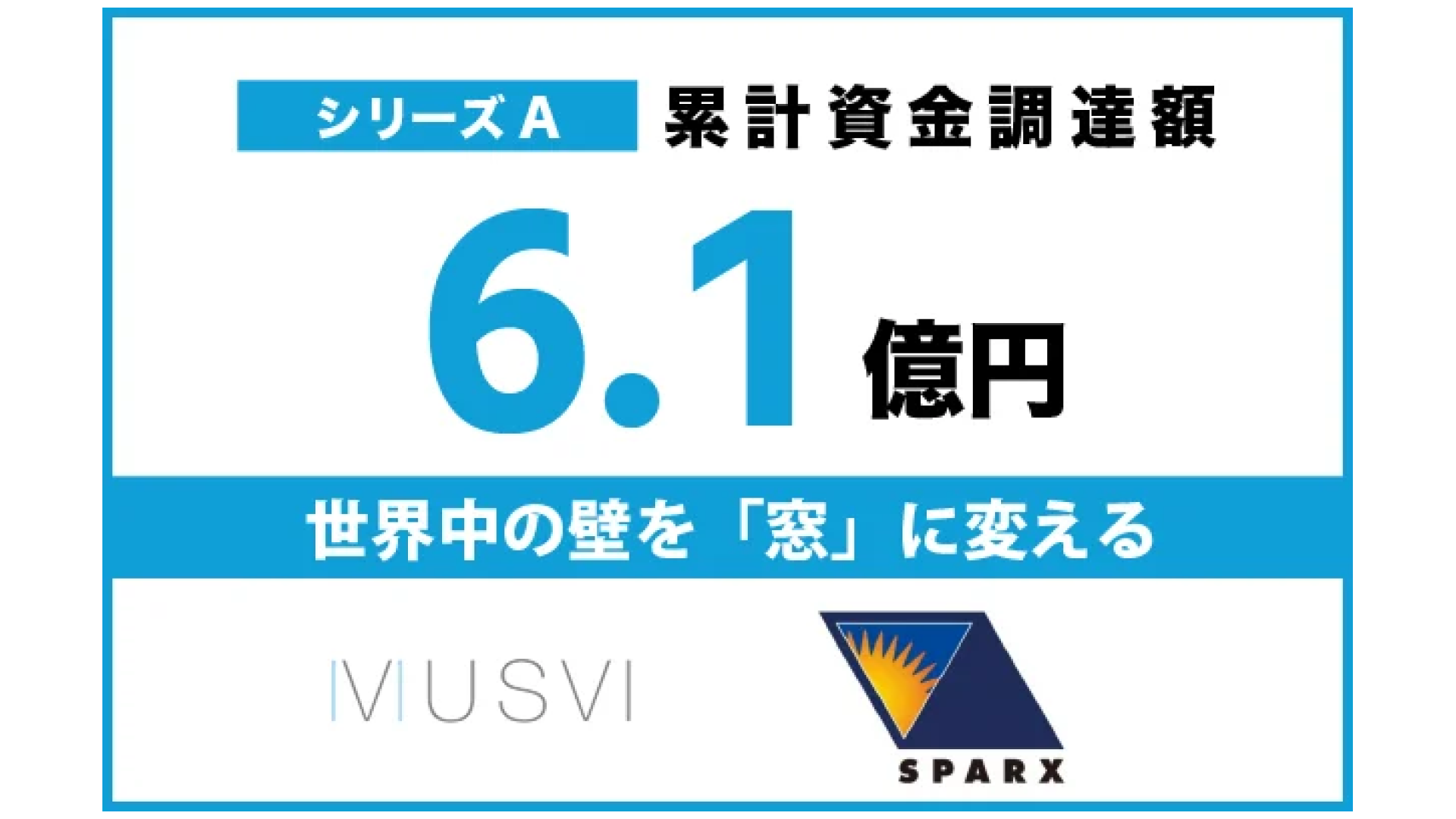 MUSVI株式会社、シリーズAラウンドのファーストクローズにて資金調達を実施ー累計調達額は6.1億円に