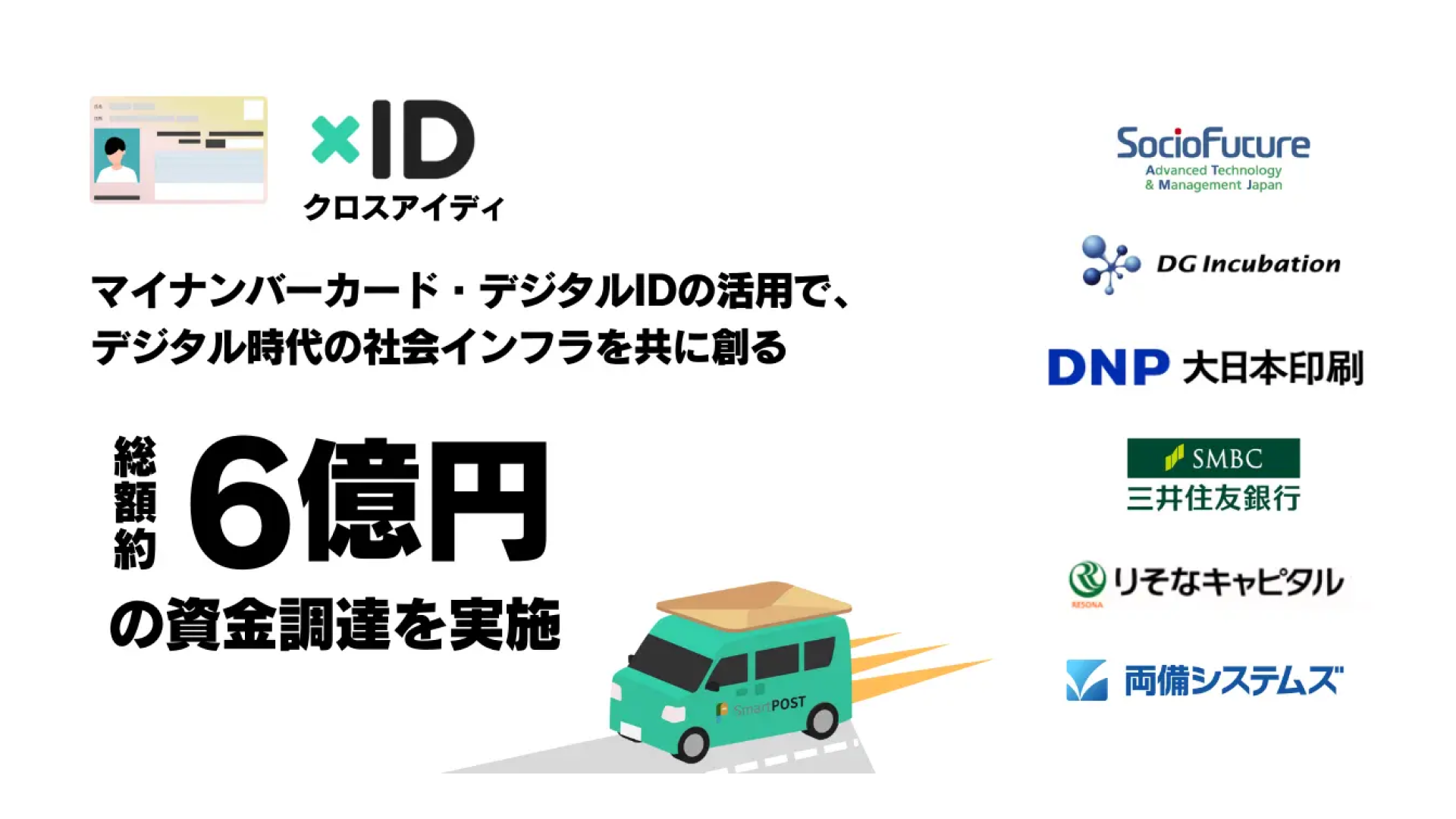 マイナンバーカード・デジタルIDソリューションを提供するxID株式会社、総額約6億円の資金調達を実施